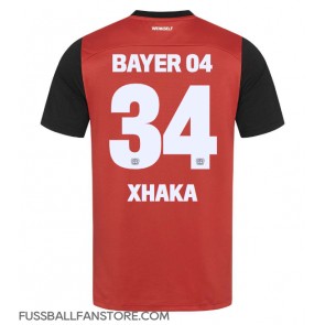 Bayer Leverkusen Granit Xhaka #34 Replik Heimtrikot 2024-25 Kurzarm